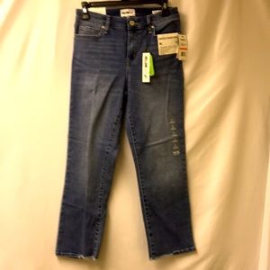 William rast high rise straight crop women girls blue jeans size 26